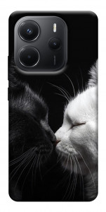 Чохол Black and white cats для Xiaomi Redmi Note 14 4G (Europe version)