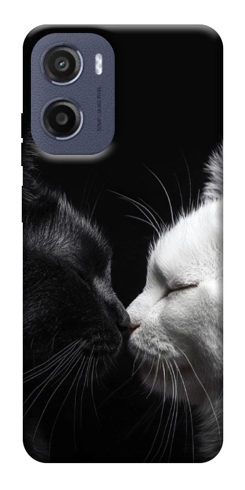 Чехол Black and white cats для Motorola Moto G05