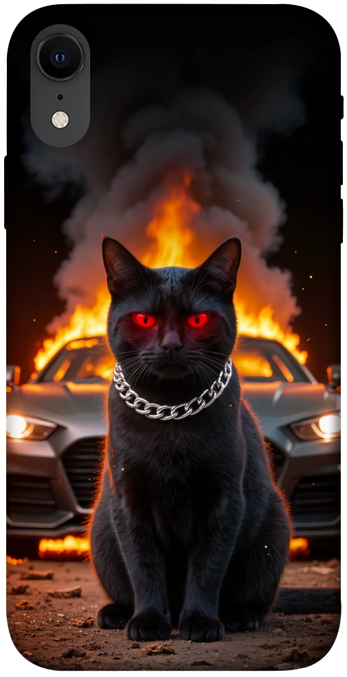 Чохол Black trouble для iPhone XR