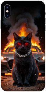 Чохол Black trouble для iPhone X