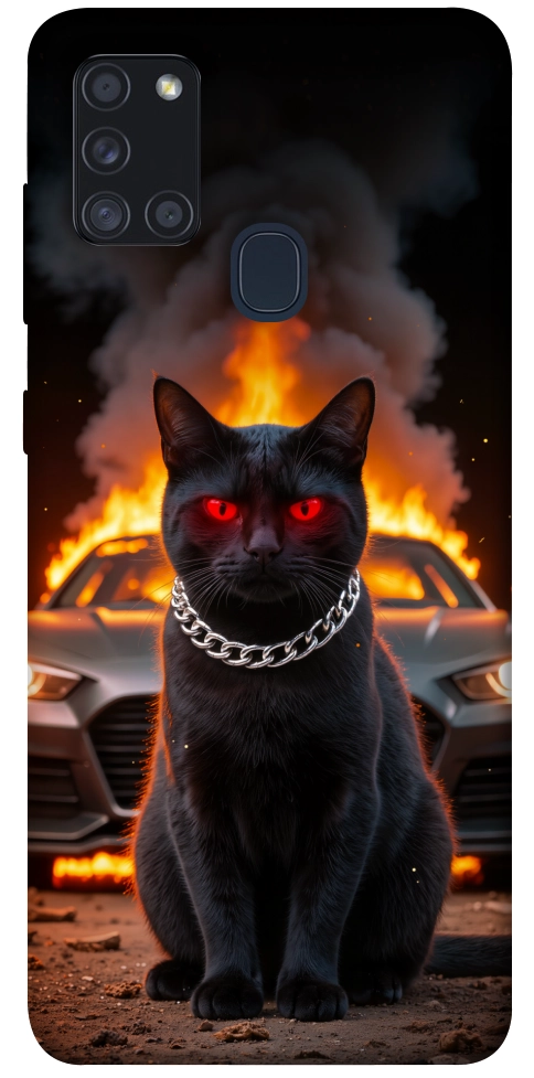 Чехол Black trouble для Galaxy A21s (2020)