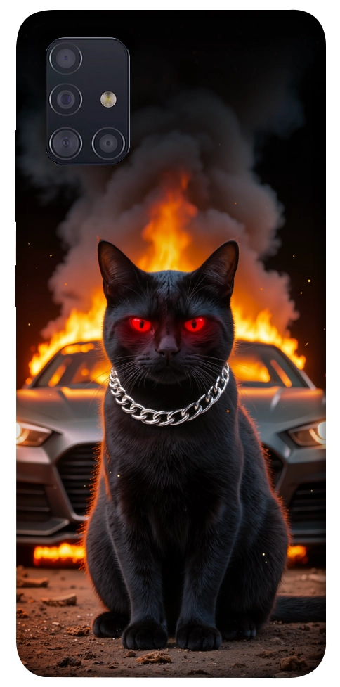 Чехол Black trouble для Galaxy A51 (2020)