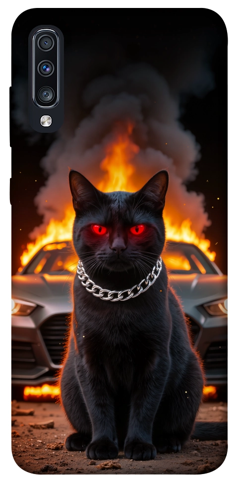 Чехол Black trouble для Galaxy A70 (2019)