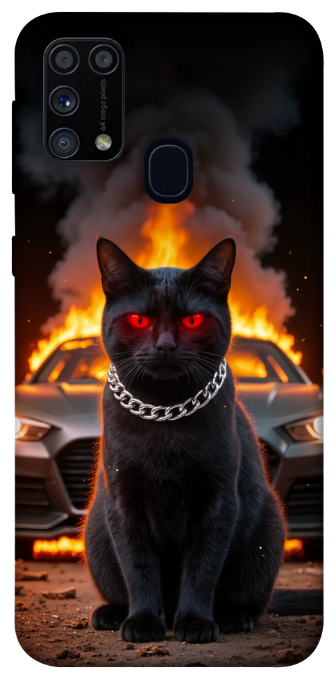 Чехол Black trouble для Galaxy M31 (2020)