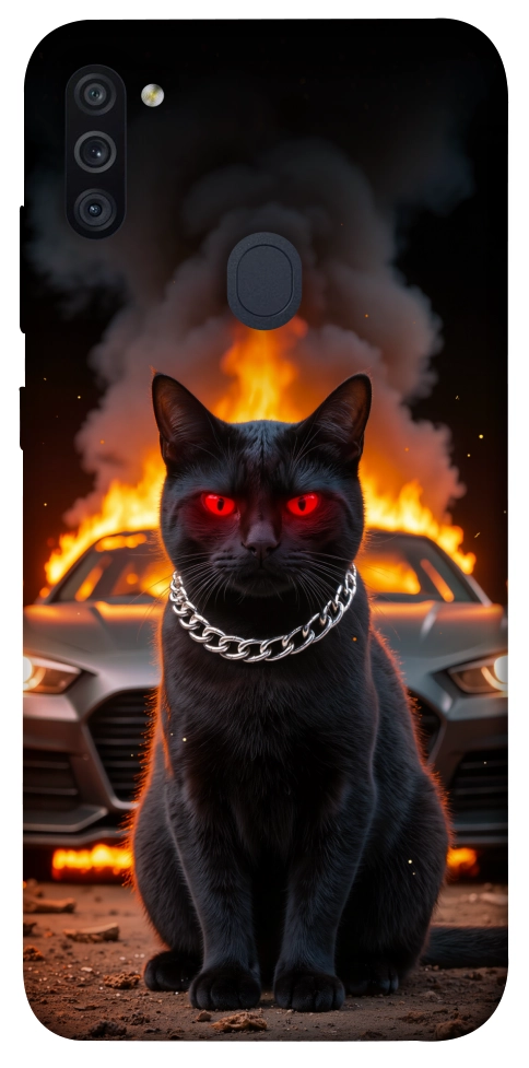 Чехол Black trouble для Galaxy M11 (2020)