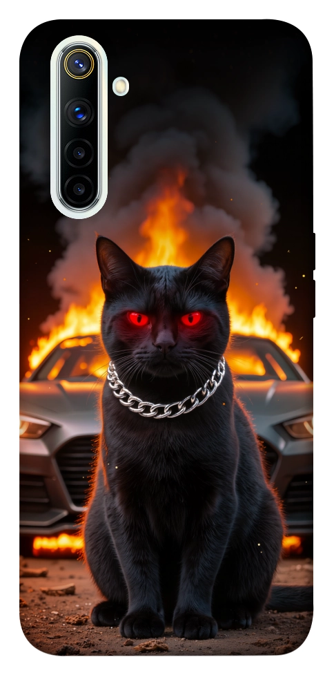 Чохол Black trouble для Realme 6