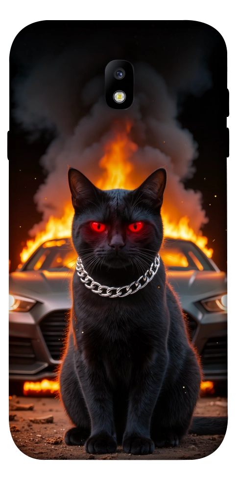 Чехол Black trouble для Galaxy J7 (2017)