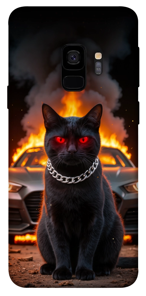 Чехол Black trouble для Galaxy S9