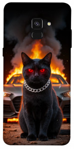 Чохол Black trouble для Galaxy A8 (2018)