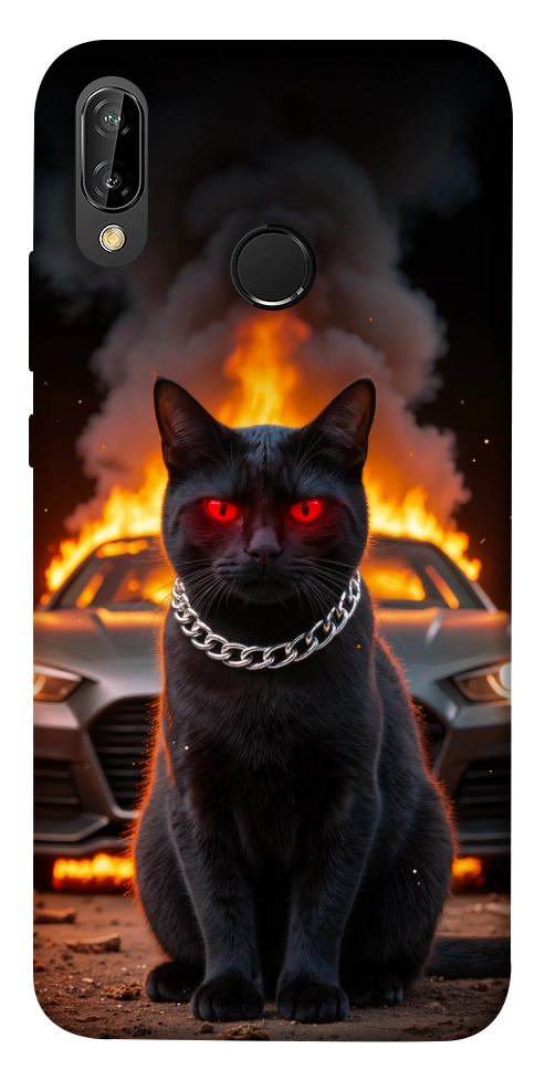 Чехол Black trouble для Huawei P20 Lite
