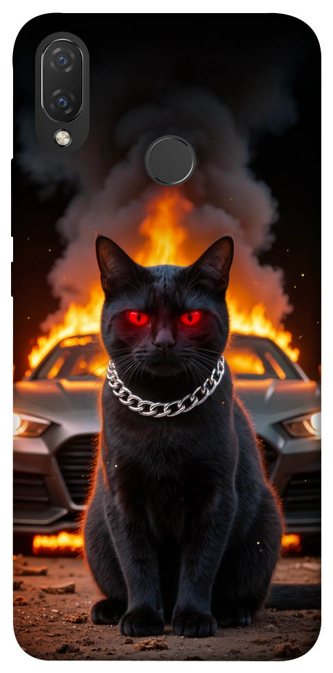 Чехол Black trouble для Huawei Nova 3i