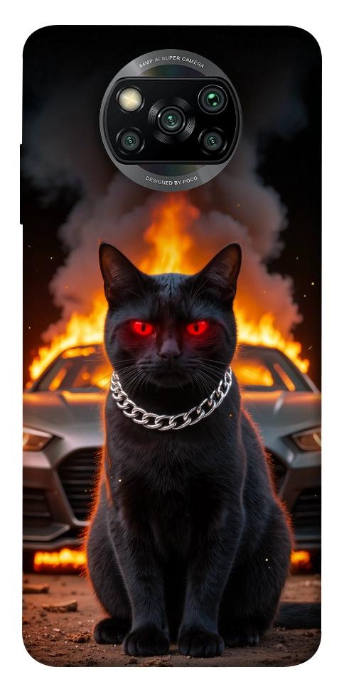 Чехол Black trouble для Xiaomi Poco X3 NFC