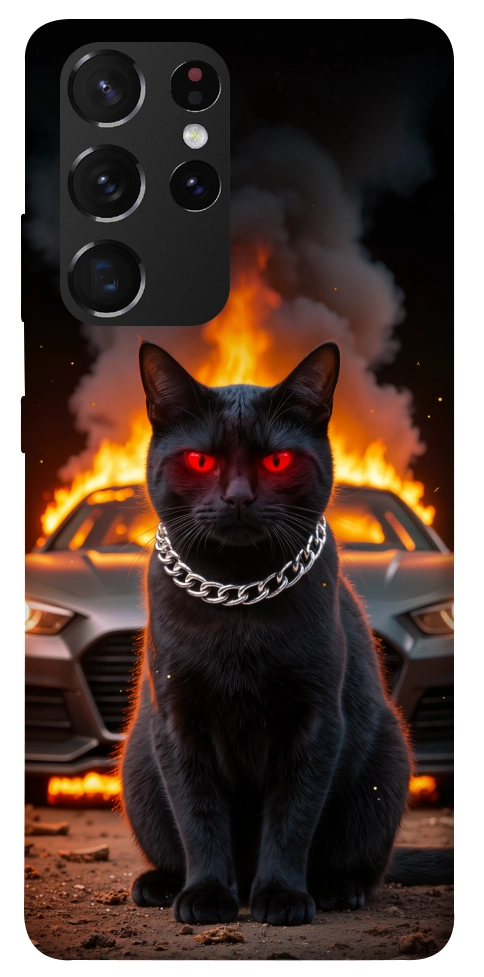 Чехол Black trouble для Galaxy S21 Ultra