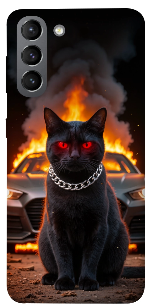 Чехол Black trouble для Galaxy S21