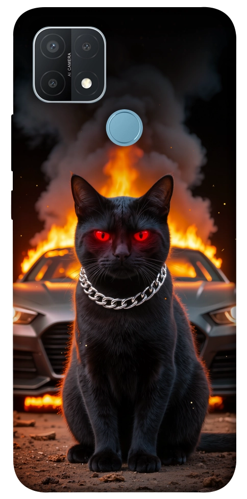 Чохол Black trouble для Oppo A15