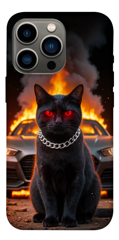 Чохол Black trouble для iPhone 13 Pro