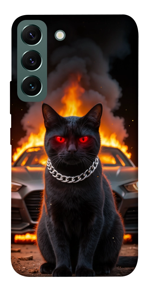 Чохол Black trouble для Galaxy S22