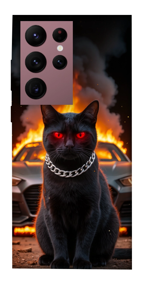 Чехол Black trouble для Galaxy S22 Ultra