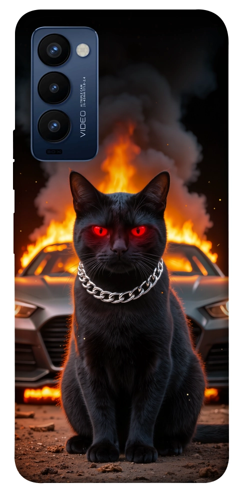Чохол Black trouble для TECNO Camon 18