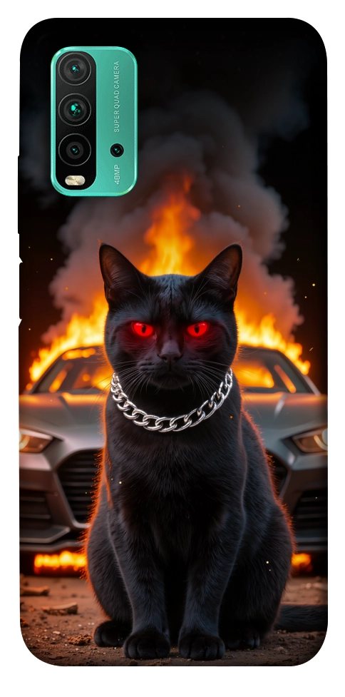 Чехол Black trouble для Xiaomi Redmi Note 9 4G