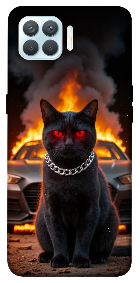 Чехол Black trouble для Oppo F17 Pro