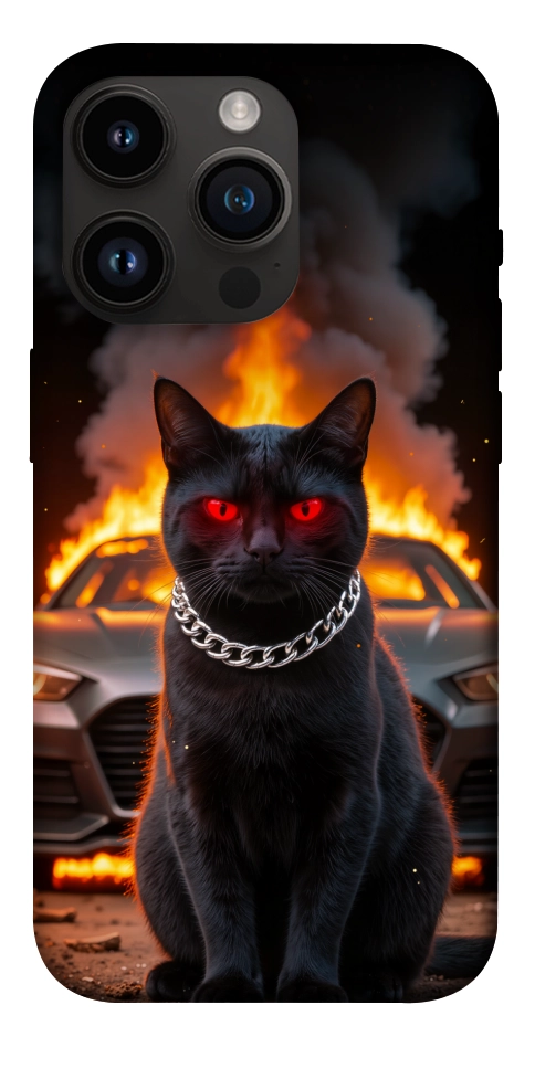 Чохол Black trouble для iPhone 14 Pro
