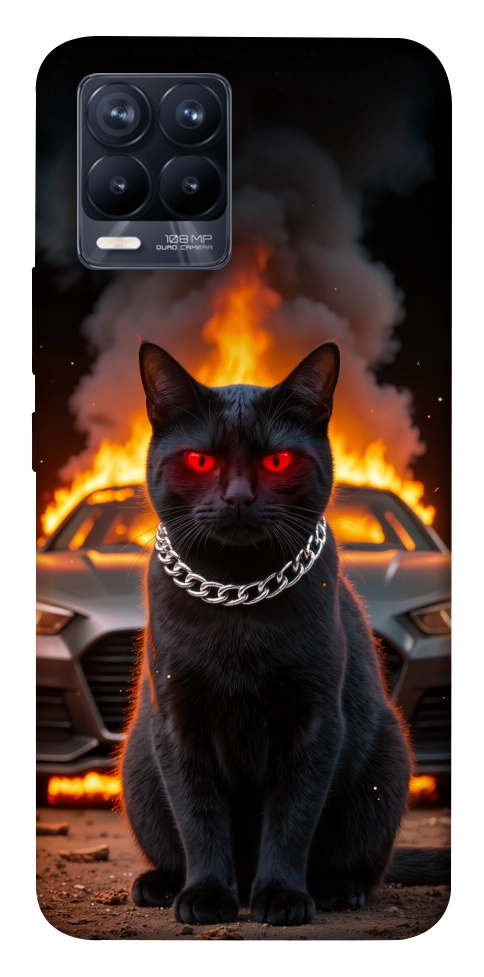 Чехол Black trouble для Realme 8