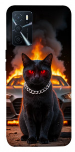Чохол Black trouble для Oppo A16s