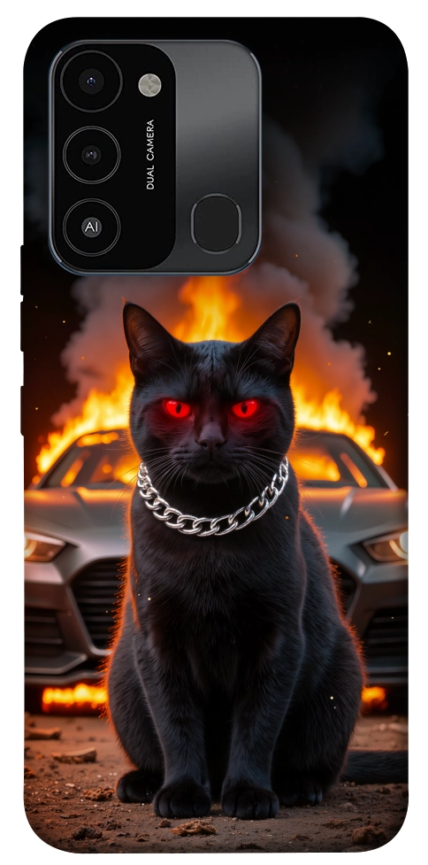 Чехол Black trouble для TECNO Spark 8C