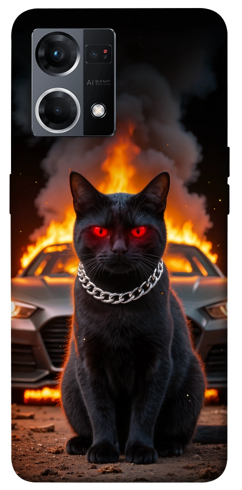 Чехол Black trouble для Oppo Reno 7 4G