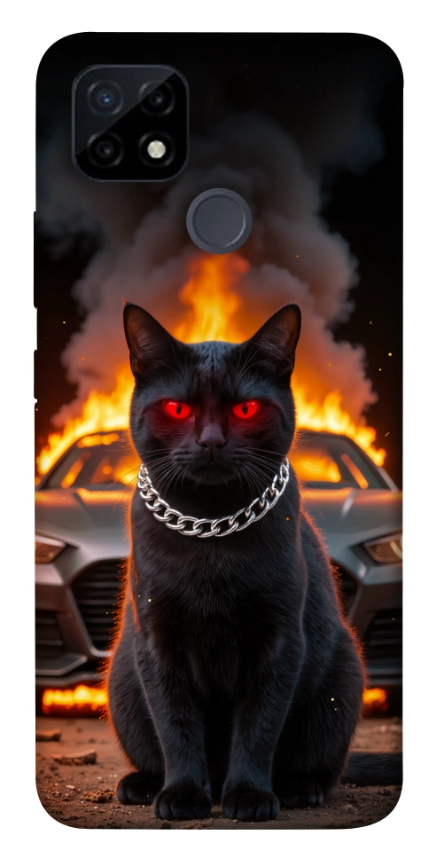 Чохол Black trouble для Realme C25Y