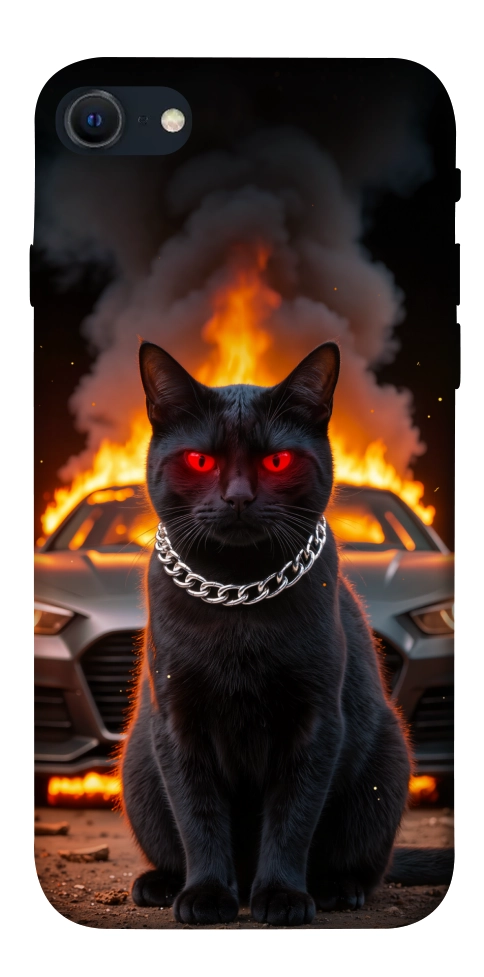 Чехол Black trouble для iPhone SE (2022)