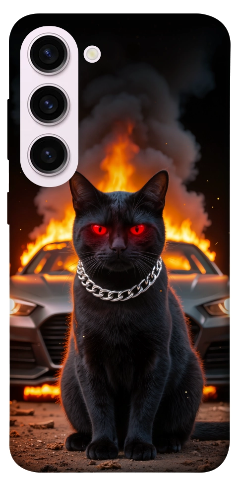 Чехол Black trouble для Galaxy S23+