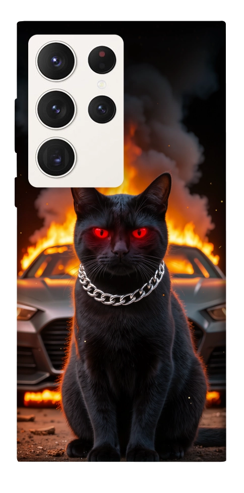 Чехол Black trouble для Galaxy S23 Ultra