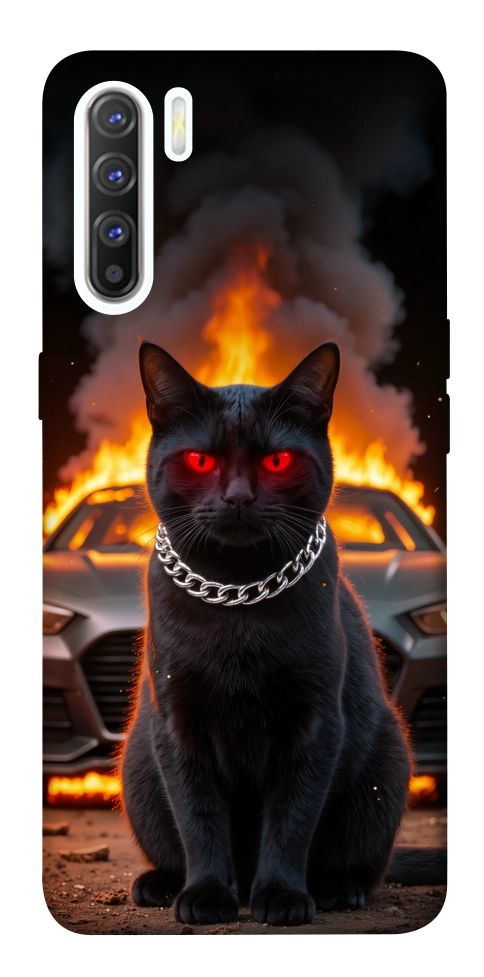 Чехол Black trouble для Oppo Reno 3