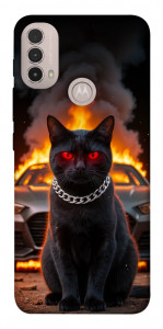 Чохол Black trouble для Motorola Moto E40