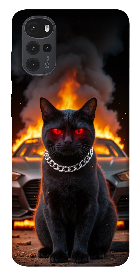Чехол Black trouble для Motorola Moto G22