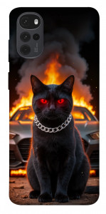 Чохол Black trouble для Motorola Moto G22