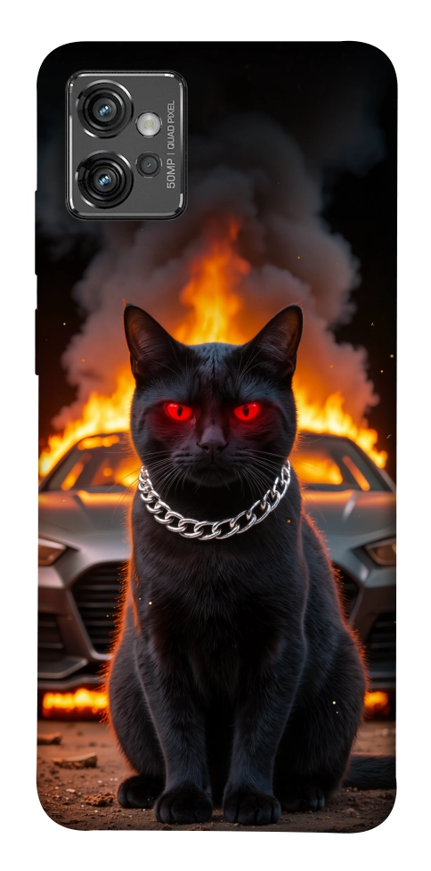 Чохол Black trouble для Motorola Moto G32
