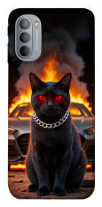 Чохол Black trouble для Motorola Moto G31