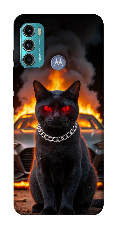 Чехол Black trouble для Motorola Moto G60