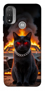 Чохол Black trouble для Motorola Moto E20