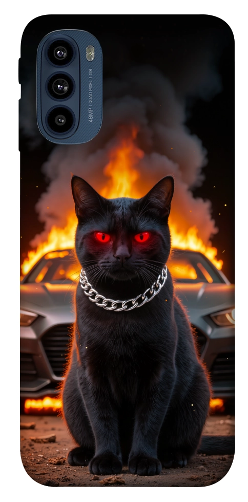 Чехол Black trouble для Motorola Moto G41