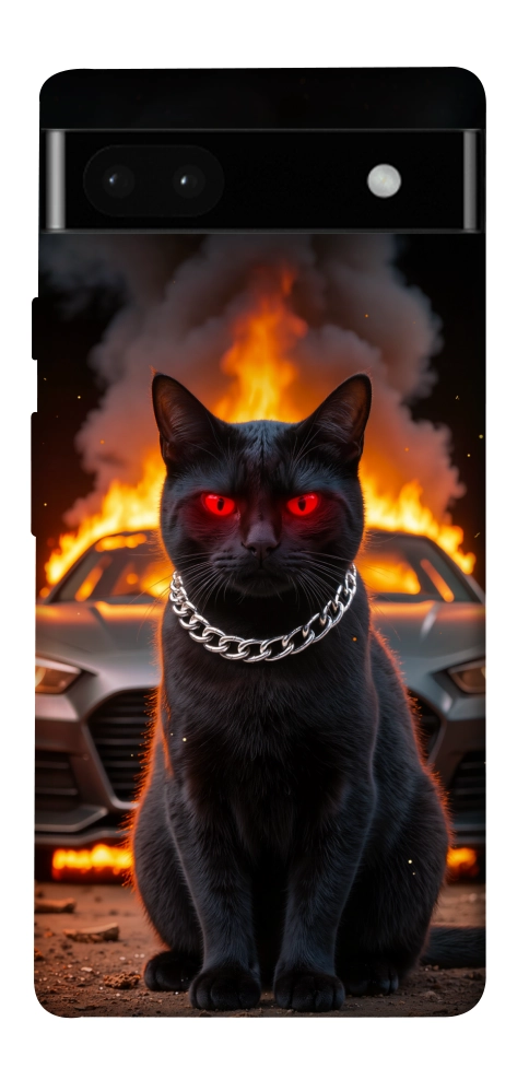 Чехол Black trouble для Google Pixel 6A