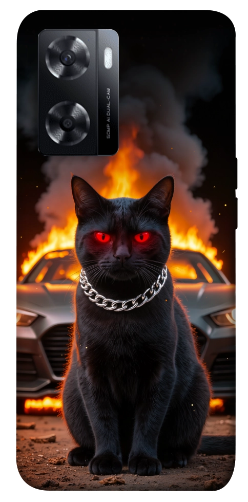 Чехол Black trouble для Oppo A77s