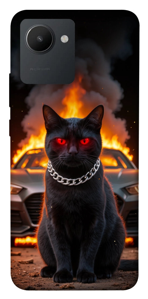 Чехол Black trouble для Realme C30s