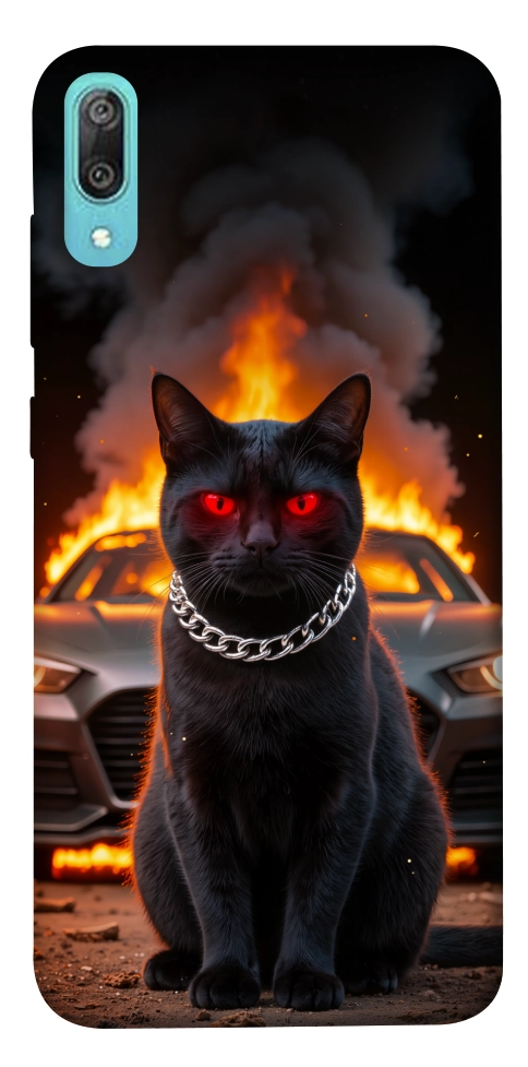 Чехол Black trouble для Huawei Y6 Pro (2019)