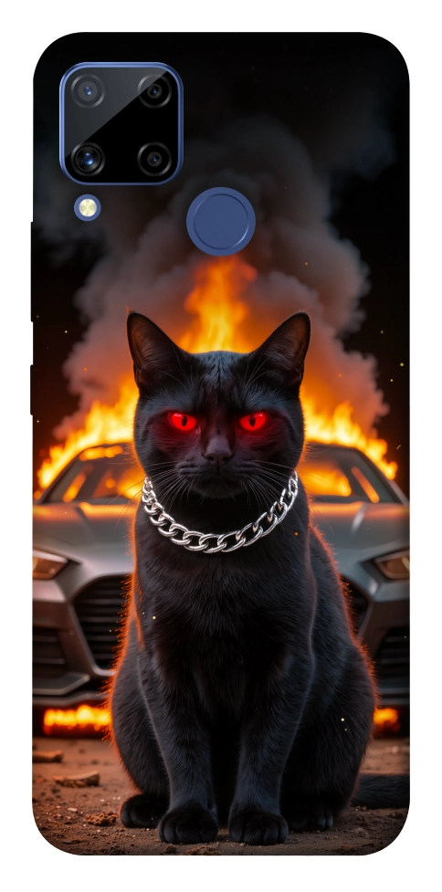 Чехол Black trouble для Realme C15