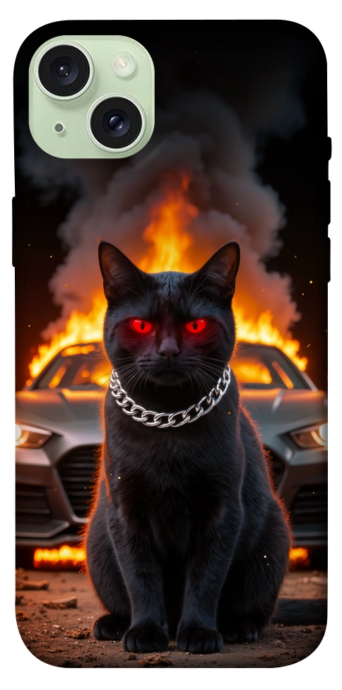 Чехол Black trouble для iPhone 15 Plus