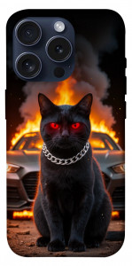 Чохол Black trouble для iPhone 15 Pro